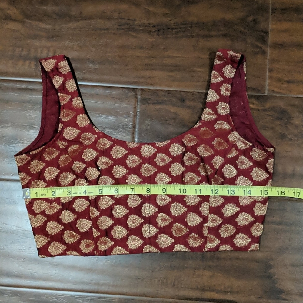 Saree sari crop blouse